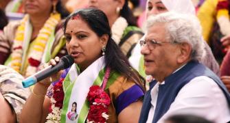 Kavitha leads hunger strike over Women's Quota Bill