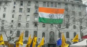 Security heightened around Indian mission in London
