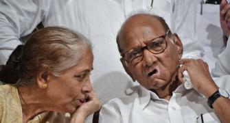 Day after bombshell, Sharad Pawar keeps same routine