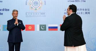 No handshake, Jaishankar greets Pak, China FMs with...
