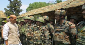 1 terrorist killed as Rajnath visits J-K's Rajouri