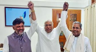 Siddaramaiah's supporters break into celebration