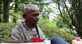 VP Dhankhar compares Modi with Mahatma, sparks row