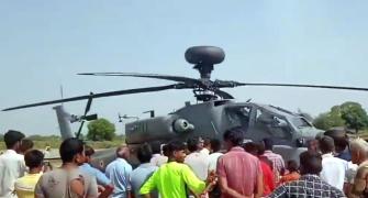 Apache chopper makes 'precautionary landing' in MP