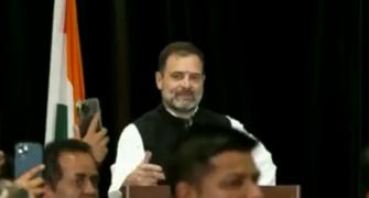 Khalistani supporters heckle Rahul Gandhi at US event