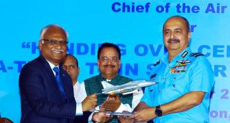 IAF receives first LCA twin-seater Tejas from HAL