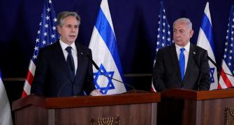 As long as America exists, ...: Blinken supports Israel
