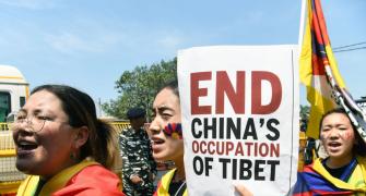 Delhi: Tibetans protest Chinese participation in G20