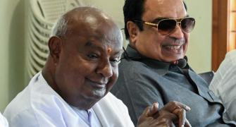 JD-S allied with BJP to save...: Deve Gowda