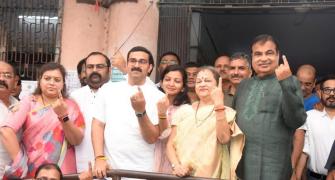 PIX: Rajini, Jaggi vote as world's largest polls begin