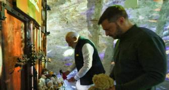 Modi places doll in memory of kids killed in Ukraine