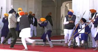 Man shoots at Sukhbir Singh Badal at Golden Temple  