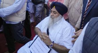 Day after murder bid, Sukhbir Badal continues 'seva'