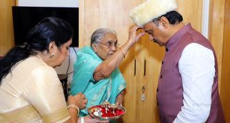 Mum's Blessings For Ajitdada