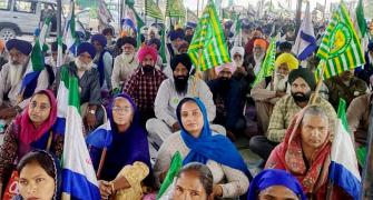 Farmers' march stopped; Haryana suspends internet