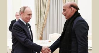 Putin Seems Pleased To Meet Rajnath