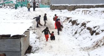 Kashmir Transforms Into Winter Wonderland