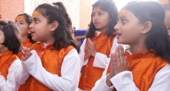 Protest after girl asked to remove tilak in school