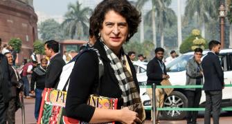 Priyanka Gandhi carries 'Palestine' bag to Parliament