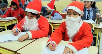 What's Santa Doing In School?!