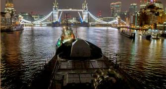 INS Tushil Arrives In London