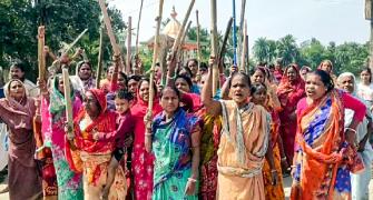 Protests in Bengal village for TMC leader's arrest