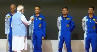 Modi reveals names of Gaganyan mission astronauts 