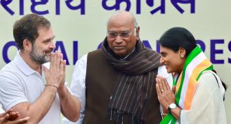 'YSR's dream to see Rahul as PM': Sharmila joins Cong