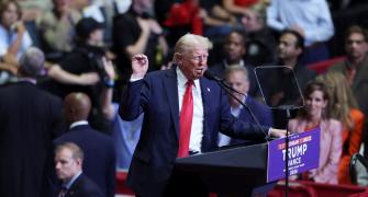 I took a bullet for democracy: Trump in first rally