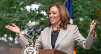 Will earn and...: Kamala Harris after Biden drops out