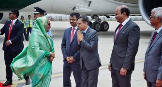 Hasina, Seychelles VP arrive for Modi's swearing-in