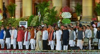 Modi's new council of ministers 9 short of maximum