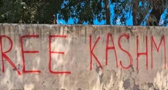 'Free Kashmir' graffiti found on Delhi park wall