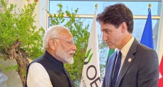 What Justin Trudeau said after meeting Modi at G7