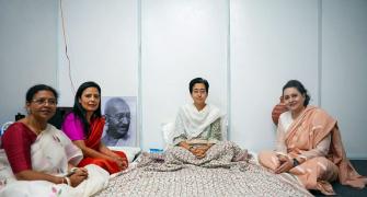 Mahua, Pratima, Sagarika Meet Atishi