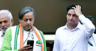 Tharoor says 'Jai Samvidhan', Speaker rebukes Hooda