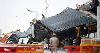 Delhi cops suspect airport roof collapsed due to...
