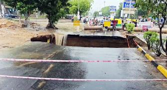 Heavy rains lash Gujarat, Rajasthan; normal life hit