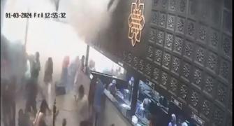Bengaluru blast suspect caught on CCTV cameras