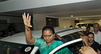 Kavitha brought to Delhi after dramatic arrest