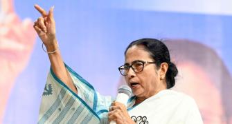 Mamata takes jibe at Modi for his 'sent by God' remark