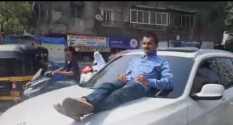 Now, Thane teen drives BMW with man on bonnet; held