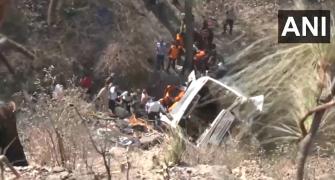 22 killed, 57 hurt as bus falls into gorge in Jammu