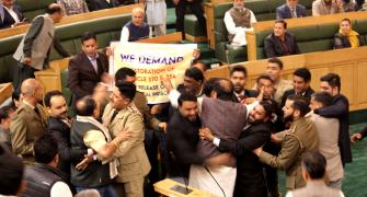 Massive brawl, JSR slogans: High drama in JK assembly