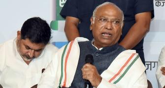 Many Congmen...: Kharge counters 'batenge...' slogan