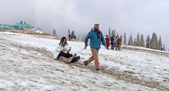 Snow Arrives Early In Kashmir