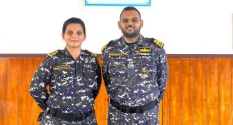 In 1st, brother-sister command warships in Indian Navy