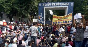 UP defers exams, but protests go on; 'miscreants' held