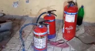 UP hospital had expired fire dousers? Govt says...