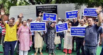 Demolition of Kashmiri Pandits' shops sparks protests